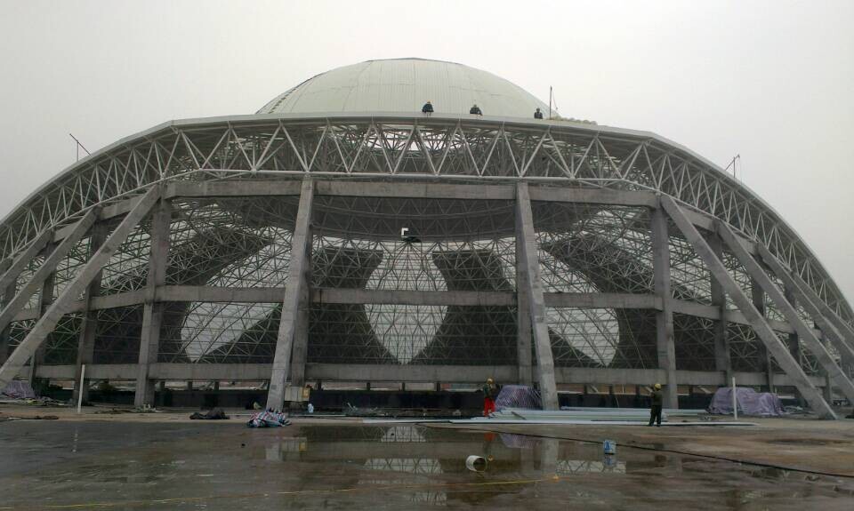 安国温泉馆网架工程